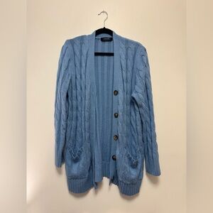 Apt. 9 Sky Blue Button-Up Cardigan